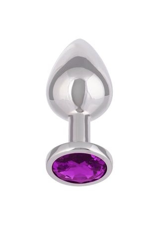 CalExotics Jewel Large Amethyst Butt Plug Purple