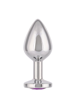 CalExotics Jewel Large Amethyst Butt Plug Purple