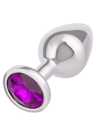 CalExotics Jewel Large Amethyst Butt Plug Purple