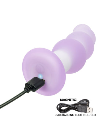 Lavender Haze Beaded Curved Vibrationssonde von CalExotics