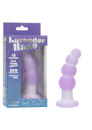 Lavender Haze Beaded Curved Vibrationssonde von CalExotics