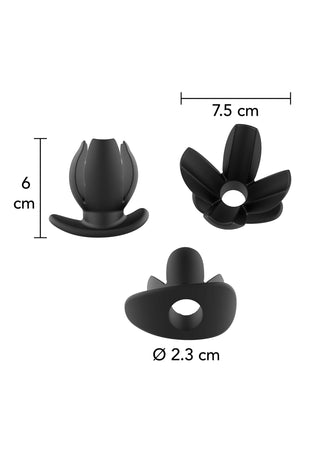 Hidden Desire Extreme Spreader 4-Way Plug aus Silikon