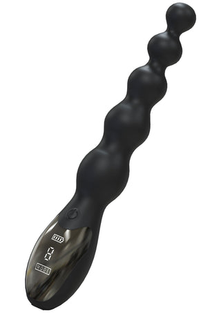 Hidden Desire Extreme Perlen-Anal-Power-Vibrator aus Silikon Schwarz
