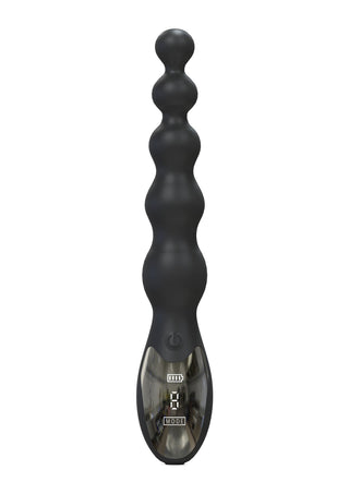Hidden Desire Extreme Perlen-Anal-Power-Vibrator aus Silikon Schwarz