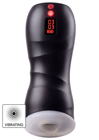Hidden Desire Fusion X Vibrierender Twin-Turbo-Masturbator Schwarz