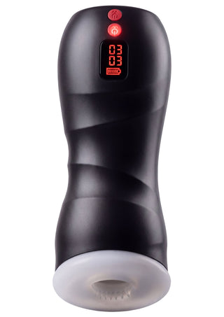 Hidden Desire Fusion X Vibrierender Twin-Turbo-Masturbator Schwarz