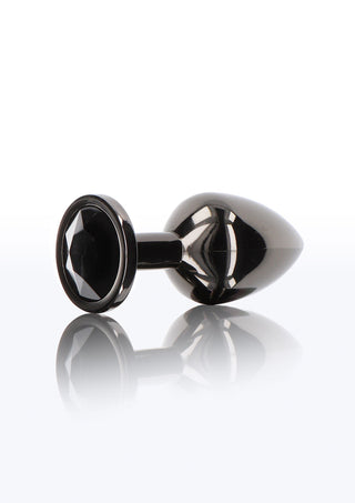 Taboom Butt Plug with Diamond Jewel L Black