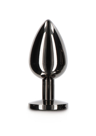 Taboom Butt Plug with Diamond Jewel L Black