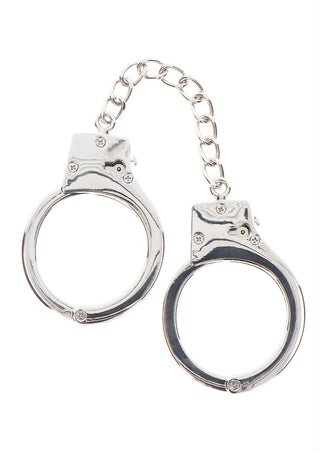 Taboom Luxus BDSM Handschellen Versilbert Verstellbar
