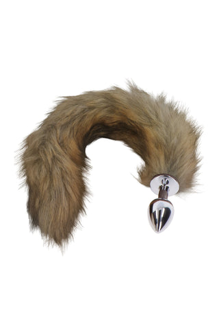 Foxtail Buttplug Silber