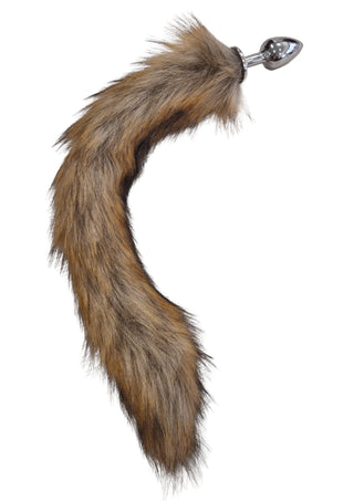 Foxtail Buttplug Silber