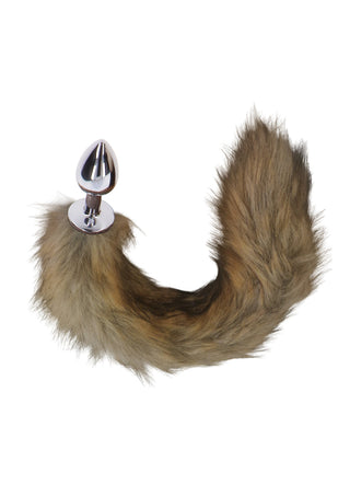 Foxtail Buttplug Silber