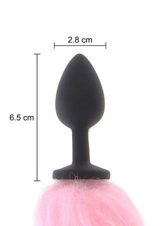 Taboom Unicorn Tail Buttplug LED Glow in the Dark Black