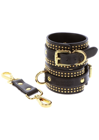 Taboom Studded Wrist Cuffs Set Schwarz