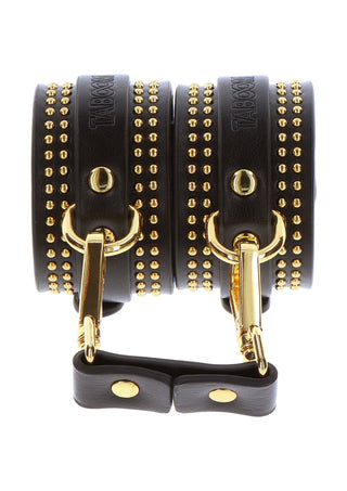 Taboom Studded Wrist Cuffs Set Schwarz