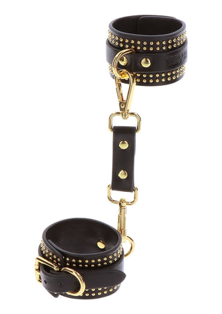 Taboom Studded Wrist Cuffs Set Schwarz