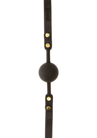 Taboom Vogue Ball Gag Gold Details Black