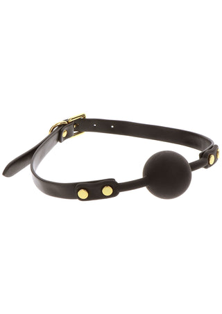 Taboom Vogue Ball Gag Gold Details Black