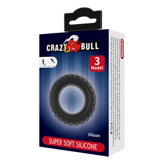 Crazy Bull Dilson Superweicher Silikonring Modell 3 Schwarz