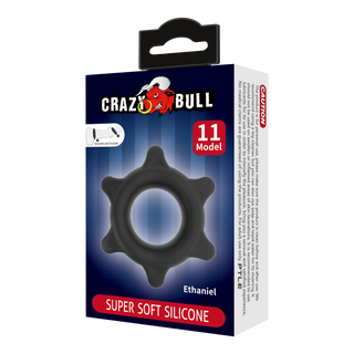 Crazy Bull Ethaniel Superweicher Silikonring Schwarz