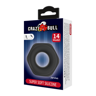Crazy Bull Jarvius Superweicher Silikonring Modell 14 Schwarz