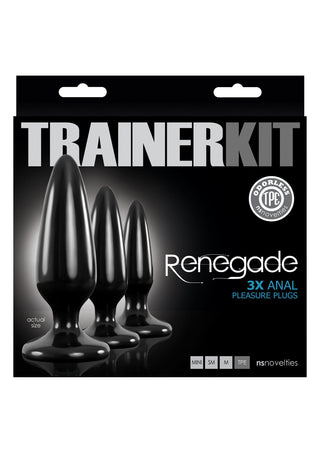 Renegade Pleasure Plug 3er Analplug Set von NS Novelties