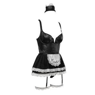 Amorable by Rimba Damen Dienstmädchenuniform Schwarz Weiß