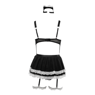 Amorable by Rimba Damen Dienstmädchenuniform Schwarz Weiß