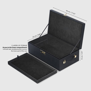 Strap-On-Me Le Coffret Aufbewahrungsbox Schwarz