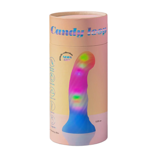 Love to Love – Candy Loop – Dildo mit LED – Blau/Rosa