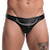 Svenjoyment Herren Riostring Lederimitat Schwarz