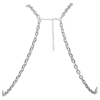 Svenjoyment Herren Ketten-Brustharness Silber