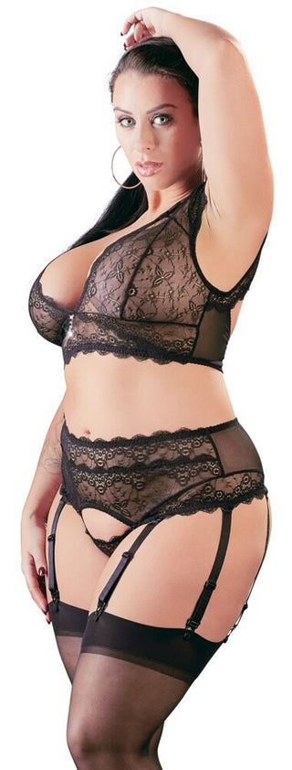 Plus-Size Spitzen-Set