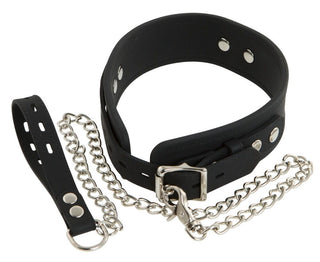 Bad Kitty - Silikon-Halsband mit Leine