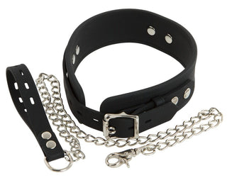 Bad Kitty - Silikon-Halsband mit Leine