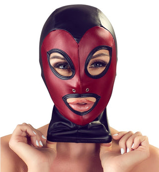 Head mask in 2-colour matte look