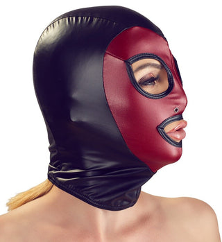 Head mask in 2-colour matte look