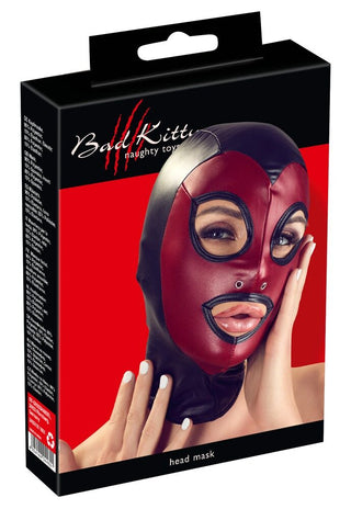 Head mask in 2-colour matte look