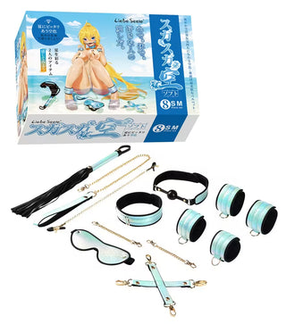 Liebe Seele Vivid Sorairo 8-Teile Bondage-Set Glossy Skyblue