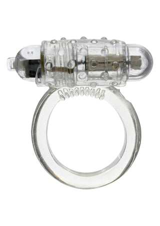 Seven Creations Vibrations-Cockring aus Silikon Transparent