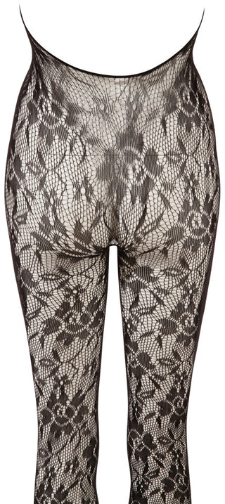NO:XQSE Damen Catsuit Netz Schwarz