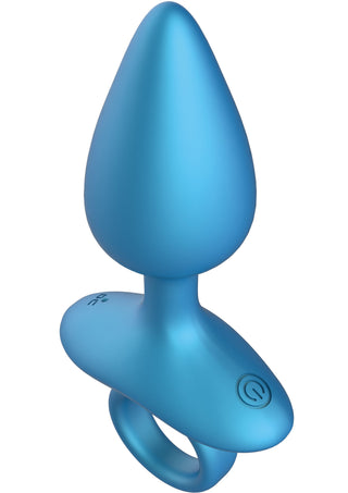 Vibrierender Analplug mit Fernbedienung, Silikon, 10 Vibrationsmodi