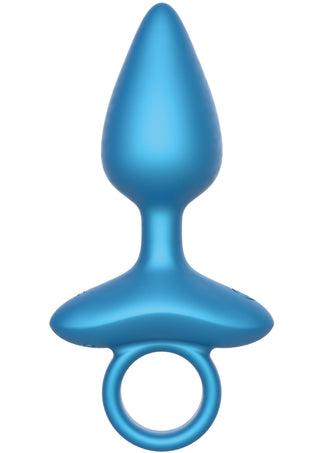 Vibrierender Analplug mit Fernbedienung, Silikon, 10 Vibrationsmodi
