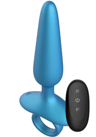Vibrierender Schlanker Analplug mit Fernbedienung