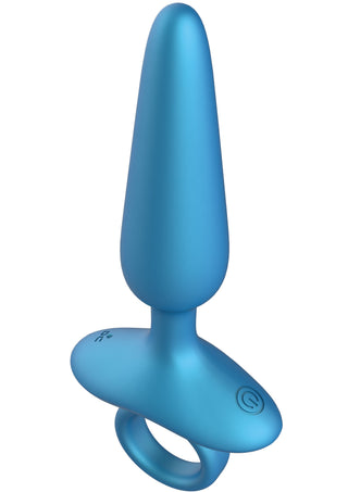 Vibrierender Schlanker Analplug mit Fernbedienung