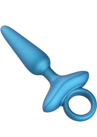 Vibrierender Schlanker Analplug mit Fernbedienung