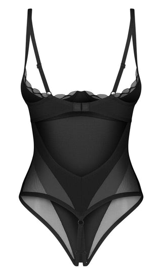 Obsessive Stelisa Crotchless Body Elegant Black