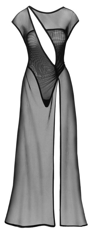 Cottelli PARTY Damen Kleid Netz Schwarz
