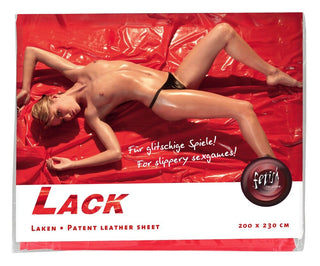 Lack sheet - red