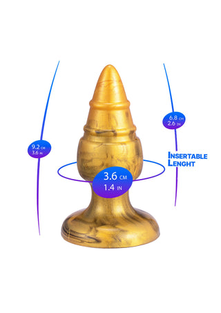 Silexd Fantasy Collection Anal-Plug, Thermisch Anpassbar, Gold